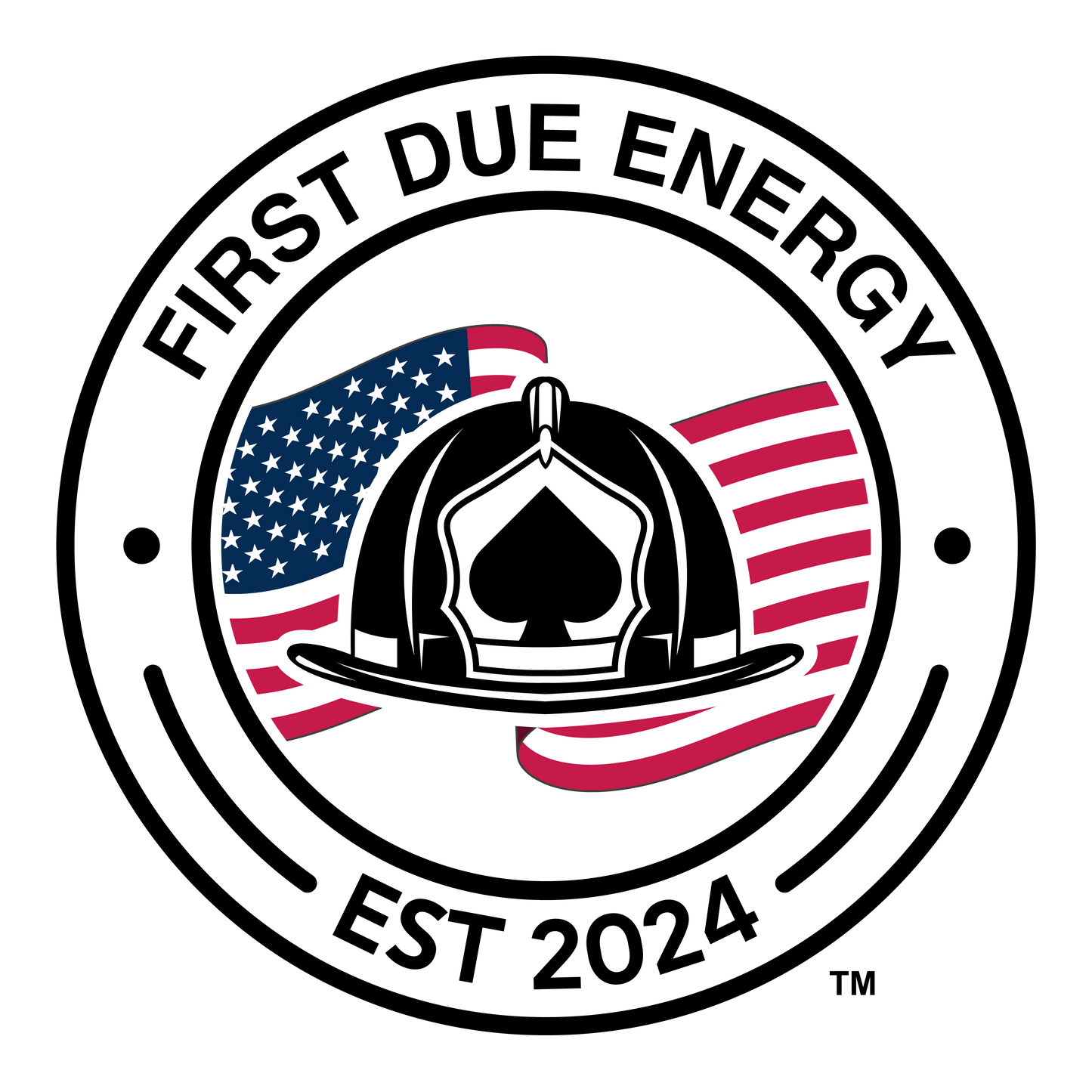 3" Patch Style First Due Energy Sticker 3-pack